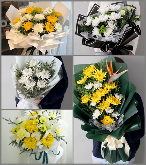 广东肇庆市广宁县江屯镇江屯社区白事花束代送